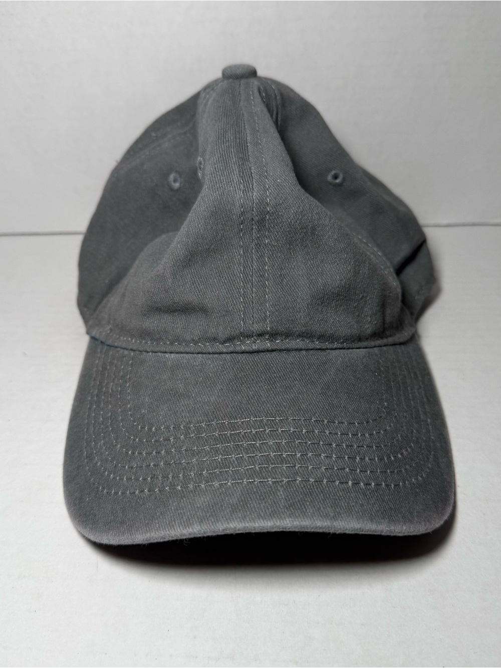 Unbranded Men's Slideback Hat Gray Size OS Blank 100% Cotton Adjustable